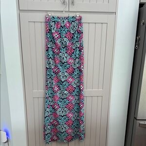 Colorful Patterned Maxi Skirt